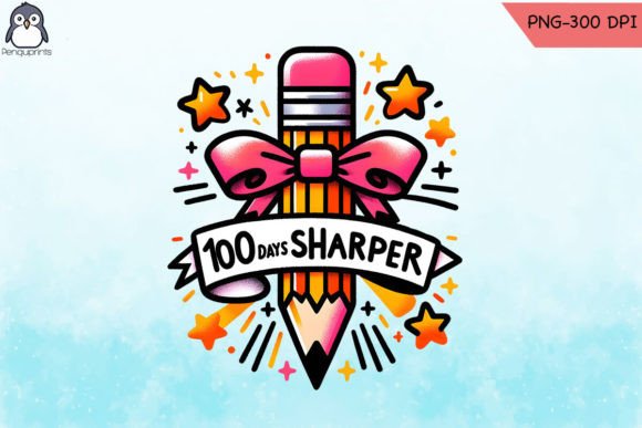 100 Days Sharper Classroom Door PNG Graphics and Crafts