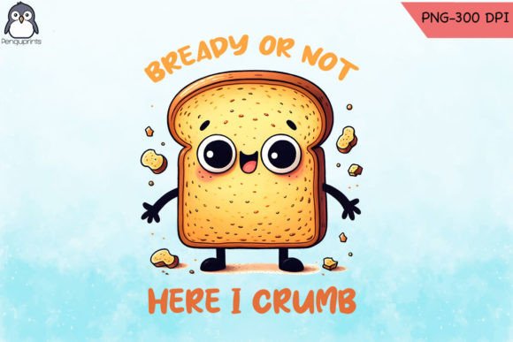 Bready or Not Bread Pun PNG: A Smart Graphics Pick for Crafts