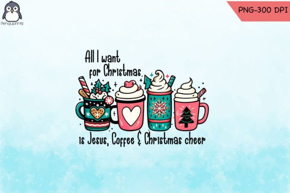 Coffee and Jesus Christmas PNG Review