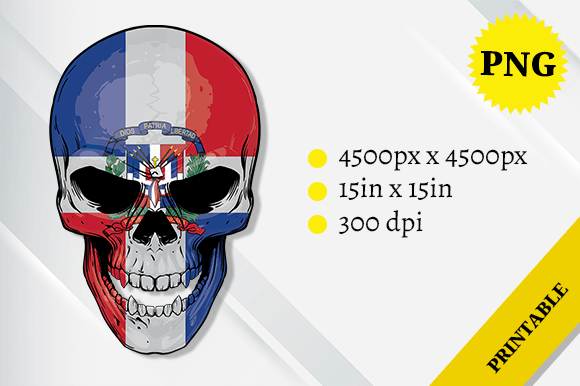Dominican Republic Skull X Flag Review