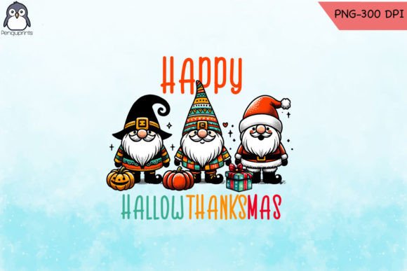 Happy Hallowthanksmas Gnome PNG: A Graphics and Crafts Review for Local Brands