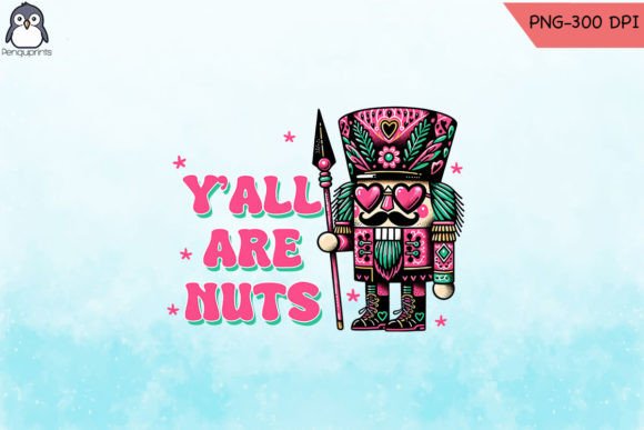 Pink Nutcracker Christmas PNG Graphics for Crafts