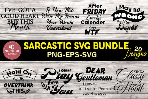 Sarcastic SVG Bundle - Shirt Bundle - Fu