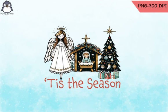 Tis the Season Christian PNG Graphics for Crafts & Publishing
