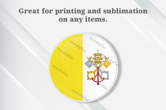 Vatican Round Icon PNG File for Graphics and Icons